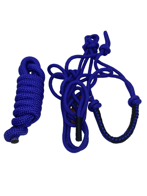 Rope Halter with Matching Lead