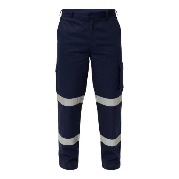 WP4015-NCC-REFLECTIVE MID-WEIGHT CARGO COTTON DRILL TROUSER