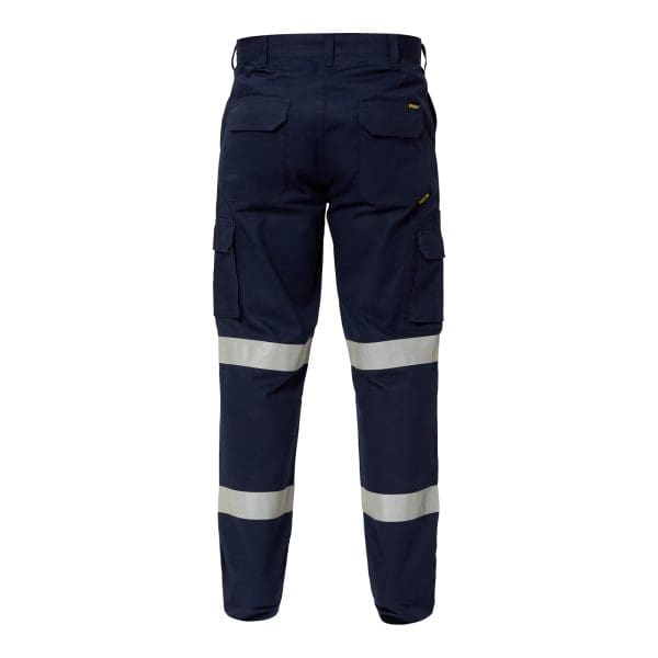 WP4015-NCC-REFLECTIVE MID-WEIGHT CARGO COTTON DRILL TROUSER